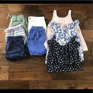 Lot of 8 Girls SZ 7 Nice Summer Clothes, Osh Kosh